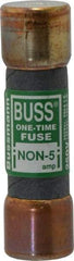 Cooper Bussmann - 125 VDC, 250 VAC, 5 Amp, Fast-Acting General Purpose Fuse - Fuse Holder Mount, 50.8mm OAL, 50 at AC/DC kA Rating, 9/16" Diam - Caliber Tooling