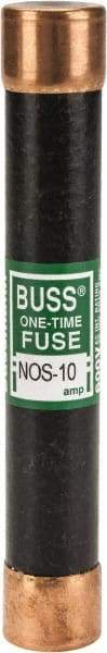 Cooper Bussmann - 600 VAC, 10 Amp, Fast-Acting General Purpose Fuse - Fuse Holder Mount, 127mm OAL, 50 at AC/DC kA Rating, 13/16" Diam - Caliber Tooling