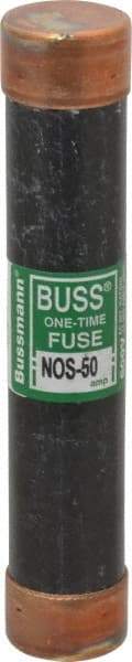 Cooper Bussmann - 600 VAC, 50 Amp, Fast-Acting General Purpose Fuse - Fuse Holder Mount, 5-1/2" OAL, 50 at AC/DC kA Rating, 1-1/16" Diam - Caliber Tooling