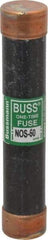 Cooper Bussmann - 600 VAC, 50 Amp, Fast-Acting General Purpose Fuse - Fuse Holder Mount, 5-1/2" OAL, 50 at AC/DC kA Rating, 1-1/16" Diam - Caliber Tooling