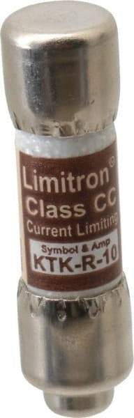 Cooper Bussmann - 600 VAC, 10 Amp, Fast-Acting General Purpose Fuse - Fuse Holder Mount, 1-1/2" OAL, 200 at AC (RMS) kA Rating, 13/32" Diam - Caliber Tooling