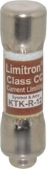 Cooper Bussmann - 600 VAC, 12 Amp, Fast-Acting General Purpose Fuse - Fuse Holder Mount, 1-1/2" OAL, 200 at AC (RMS) kA Rating, 13/32" Diam - Caliber Tooling