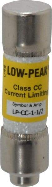 Cooper Bussmann - 300 VDC, 600 VAC, 1.5 Amp, Time Delay General Purpose Fuse - Fuse Holder Mount, 1-1/2" OAL, 20 at DC, 200 at AC (RMS) kA Rating, 13/32" Diam - Caliber Tooling