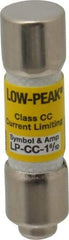 Cooper Bussmann - 300 VDC, 600 VAC, 1.6 Amp, Time Delay General Purpose Fuse - Fuse Holder Mount, 1-1/2" OAL, 20 at DC, 200 at AC (RMS) kA Rating, 13/32" Diam - Caliber Tooling