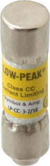 Cooper Bussmann - 150 VDC, 600 VAC, 3.2 Amp, Time Delay General Purpose Fuse - Fuse Holder Mount, 1-1/2" OAL, 20 at DC, 200 at AC (RMS) kA Rating, 13/32" Diam - Caliber Tooling