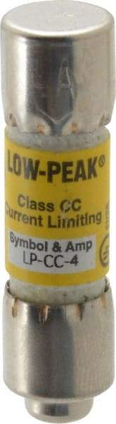 Cooper Bussmann - 150 VDC, 600 VAC, 4 Amp, Time Delay General Purpose Fuse - Fuse Holder Mount, 1-1/2" OAL, 20 at DC, 200 at AC (RMS) kA Rating, 13/32" Diam - Caliber Tooling