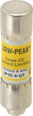 Cooper Bussmann - 150 VDC, 600 VAC, 4.5 Amp, Time Delay General Purpose Fuse - Fuse Holder Mount, 1-1/2" OAL, 20 at DC, 200 at AC (RMS) kA Rating, 13/32" Diam - Caliber Tooling