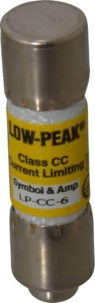 Cooper Bussmann - 150 VDC, 600 VAC, 6 Amp, Time Delay General Purpose Fuse - Fuse Holder Mount, 1-1/2" OAL, 20 at DC, 200 at AC (RMS) kA Rating, 13/32" Diam - Caliber Tooling