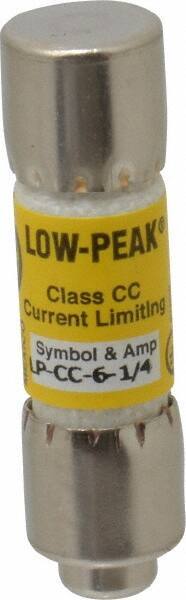 Cooper Bussmann - 150 VDC, 600 VAC, 6.25 Amp, Time Delay General Purpose Fuse - Fuse Holder Mount, 1-1/2" OAL, 20 at DC, 200 at AC (RMS) kA Rating, 13/32" Diam - Caliber Tooling