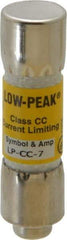 Cooper Bussmann - 150 VDC, 600 VAC, 7 Amp, Time Delay General Purpose Fuse - Fuse Holder Mount, 1-1/2" OAL, 20 at DC, 200 at AC (RMS) kA Rating, 13/32" Diam - Caliber Tooling