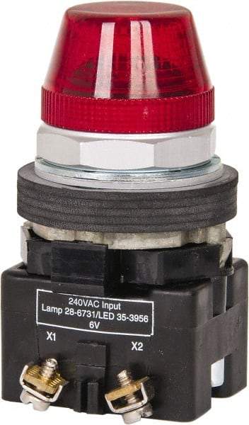 Eaton Cutler-Hammer - 30-1/2mm Mount Hole, Pushbutton Switch - Illuminated - Caliber Tooling