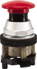 Eaton Cutler-Hammer - 30.5mm Mount Hole, 30.5mm Extended Mushroom Head, Pushbutton Switch Only - Round, Red Pushbutton, Nonilluminated, Momentary (MO), Corrosion Resistant, Oiltight & Watertight - Caliber Tooling