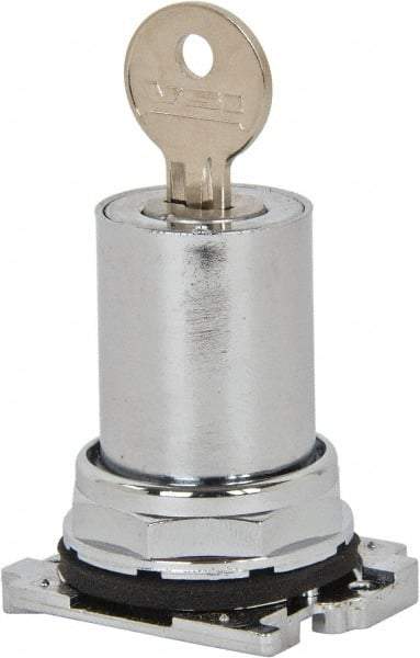 Eaton Cutler-Hammer - Pushbutton Switch Key - Chrome, Round Button, Nonilluminated - Caliber Tooling