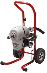 Ridgid - Electric Battery Drain Cleaning Machine - For 3" to 8" Pipe, 200' Cable, 710 Max RPM - Caliber Tooling