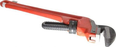 Ridgid - 18" Steel End Pipe Wrench - 2-1/2" Pipe Capacity - Caliber Tooling