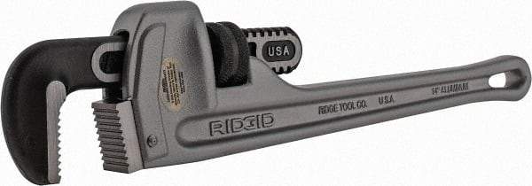 Ridgid - 14" Aluminum Straight Pipe Wrench - 2" Pipe Capacity - Caliber Tooling