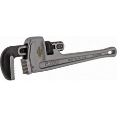 Ridgid - 18" Aluminum Straight Pipe Wrench - 2-1/2" Pipe Capacity - Caliber Tooling