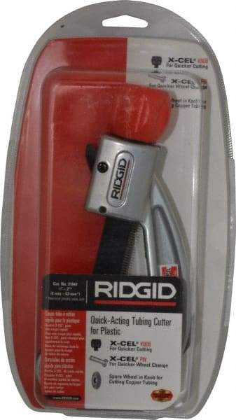 Ridgid - 1/4" to 2" Pipe Capacity, Tube Cutter - Cuts Plastic - Caliber Tooling