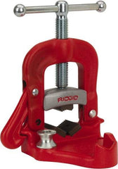 Ridgid - 1/8" to 3" Pipe Capacity, Bench Yoke Vise - Caliber Tooling