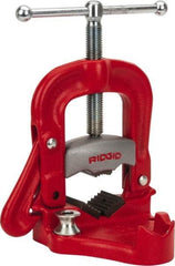 Ridgid - 1/8" to 4" Pipe Capacity, Bench Yoke Vise - Caliber Tooling