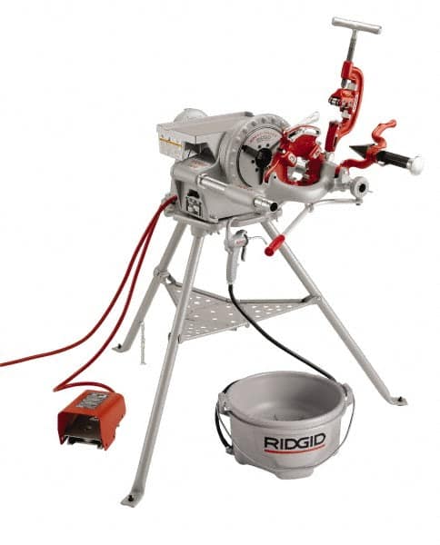 Ridgid - Metal Metal Cutting and Forming Machine Stand - For Use with Model 122XL Copper and Stainless Steel Cutting Machines, Model 300 Power Drive - Caliber Tooling