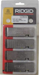 Ridgid - 1/2-13 UNC Thread, 0° Hook Angle, Right Hand High Speed Steel Chaser - Ridgid 504A, 711, 811A, 815A, 816, 817, 911 Compatibility - Exact Industrial Supply