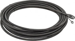 Ridgid - 5/16" x 35' Drain Cleaning Machine Cable - Inner Core Bulb Auger, 3/4" to 1-1/2" Pipe, Use with Models K39, K40 & K50 - Caliber Tooling