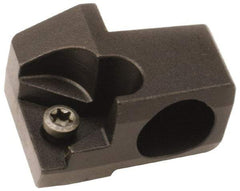 Kennametal - Series Romicron, Boring Cartridge - 10mm Back of Bar to Cutting Edge, CPMT Insert, 20mm OAL, 0° Lead Angle - Caliber Tooling