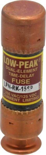 Cooper Bussmann - 125 VDC, 250 VAC, 15 Amp, Time Delay General Purpose Fuse - Fuse Holder Mount, 50.8mm OAL, 100 at DC, 300 at AC (RMS) kA Rating, 9/16" Diam - Caliber Tooling