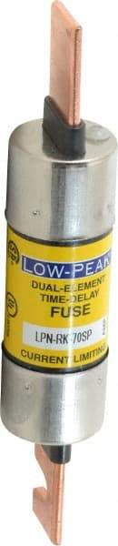 Cooper Bussmann - 250 VAC/VDC, 70 Amp, Time Delay General Purpose Fuse - Bolt-on Mount, 5-7/8" OAL, 100 at DC, 300 at AC (RMS) kA Rating, 1-1/16" Diam - Caliber Tooling