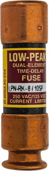 Cooper Bussmann - 125 VDC, 250 VAC, 0.8 Amp, Time Delay General Purpose Fuse - Fuse Holder Mount, 50.8mm OAL, 100 at DC, 300 at AC (RMS) kA Rating, 9/16" Diam - Caliber Tooling