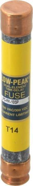 Cooper Bussmann - 300 VDC, 600 VAC, 10 Amp, Time Delay General Purpose Fuse - Fuse Holder Mount, 127mm OAL, 100 at DC, 300 at AC (RMS) kA Rating, 13/16" Diam - Caliber Tooling