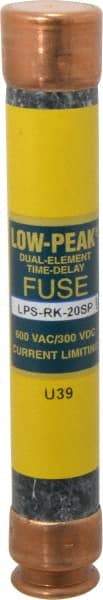 Cooper Bussmann - 300 VDC, 600 VAC, 20 Amp, Time Delay General Purpose Fuse - Fuse Holder Mount, 127mm OAL, 100 at DC, 300 at AC (RMS) kA Rating, 13/16" Diam - Caliber Tooling