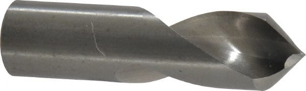 Interstate - 1/2" Body Diam, 90°, 2" OAL, High Speed Steel Spotting Drill - Caliber Tooling