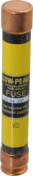 Cooper Bussmann - 300 VDC, 600 VAC, 3 Amp, Time Delay General Purpose Fuse - Fuse Holder Mount, 127mm OAL, 100 at DC, 300 at AC (RMS) kA Rating, 13/16" Diam - Caliber Tooling