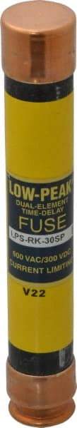 Cooper Bussmann - 300 VDC, 600 VAC, 30 Amp, Time Delay General Purpose Fuse - Fuse Holder Mount, 127mm OAL, 100 at DC, 300 at AC (RMS) kA Rating, 13/16" Diam - Caliber Tooling