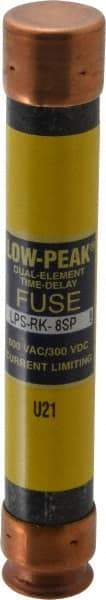 Cooper Bussmann - 300 VDC, 600 VAC, 8 Amp, Time Delay General Purpose Fuse - Fuse Holder Mount, 127mm OAL, 100 at DC, 300 at AC (RMS) kA Rating, 13/16" Diam - Caliber Tooling