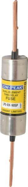 Cooper Bussmann - 300 VDC, 600 VAC, 90 Amp, Time Delay General Purpose Fuse - Bolt-on Mount, 7-7/8" OAL, 100 at DC, 300 at AC (RMS) kA Rating, 1-5/16" Diam - Caliber Tooling