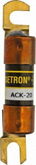 Cooper Bussmann - 20 Amp Time Delay Fast-Acting Forklift & Truck Fuse - 125VAC, 125VDC, 3.07" Long x 0.5" Wide, Littelfuse CCK020, Bussman ACK-20, Ferraz Shawmut ACK120 - Caliber Tooling