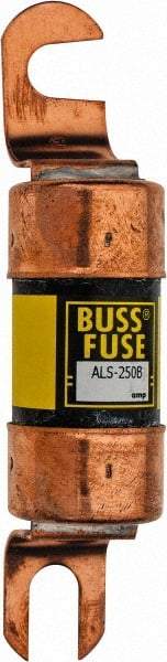 Cooper Bussmann - 250 Amp Time Delay Fast-Acting Forklift & Truck Fuse - 125VAC, 125VDC, 4.71" Long x 1" Wide, Bussman ALS-250, Ferraz Shawmut ALS250 - Caliber Tooling