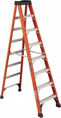 Louisville - 5 Steps, 10' High, Type IAA Rating, Fiberglass Step Ladder - Caliber Tooling