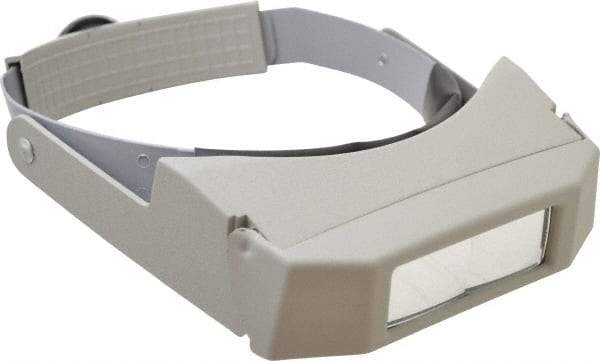 General - 2.25x Magnification, Rectangular Magnifier - Headband Mount, 8 Inch Focal Distance - Caliber Tooling