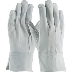 ‎75-4904/M Welders / Foundry Gloves - Mig Tig - Top Grain Goatskin - 2 Inch Leather Cuff - Clute Pattern