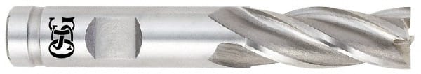 OSG - 2", 2" LOC, 2" Shank Diam, 5-3/4" OAL, 6 Flute, Cobalt Square End Mill - Caliber Tooling