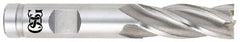 OSG - 2", 2" LOC, 2" Shank Diam, 5-3/4" OAL, 6 Flute, Cobalt Square End Mill - Caliber Tooling