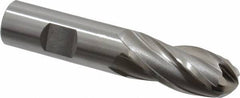 OSG - 3/4" Diam, 1-5/8" LOC, 4 Flute Cobalt Ball End Mill - Uncoated, Single End, 3-7/8" OAL, 3/4" Shank Diam, Spiral Flute - Caliber Tooling