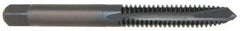 OSG - 5/8-11 UNC, 3 Flute, Oxide Finish, Powdered Metal Spiral Point Tap - Plug Chamfer, Right Hand Thread, 3-13/16" OAL, 1-13/16" Thread Length, 0.48" Shank Diam, 3B Class of Fit, Series 312 - Exact Industrial Supply