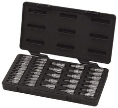 GearWrench - 39 Piece 1/4 & 3/8" Drive Inch/Metric/Torx Hex & Torx Bit Socket Set - 1/16 to 3/8" Hex - Caliber Tooling