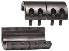 Climax Metal Products - 1/2" Inside x 1-1/8" Outside Diam, Two Piece Rigid Coupling without Keyway - 1-3/4" Long - Caliber Tooling