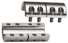 Climax Metal Products - 5/8" Inside x 1-5/16" Outside Diam, Two Piece Rigid Coupling without Keyway - 2" Long - Caliber Tooling